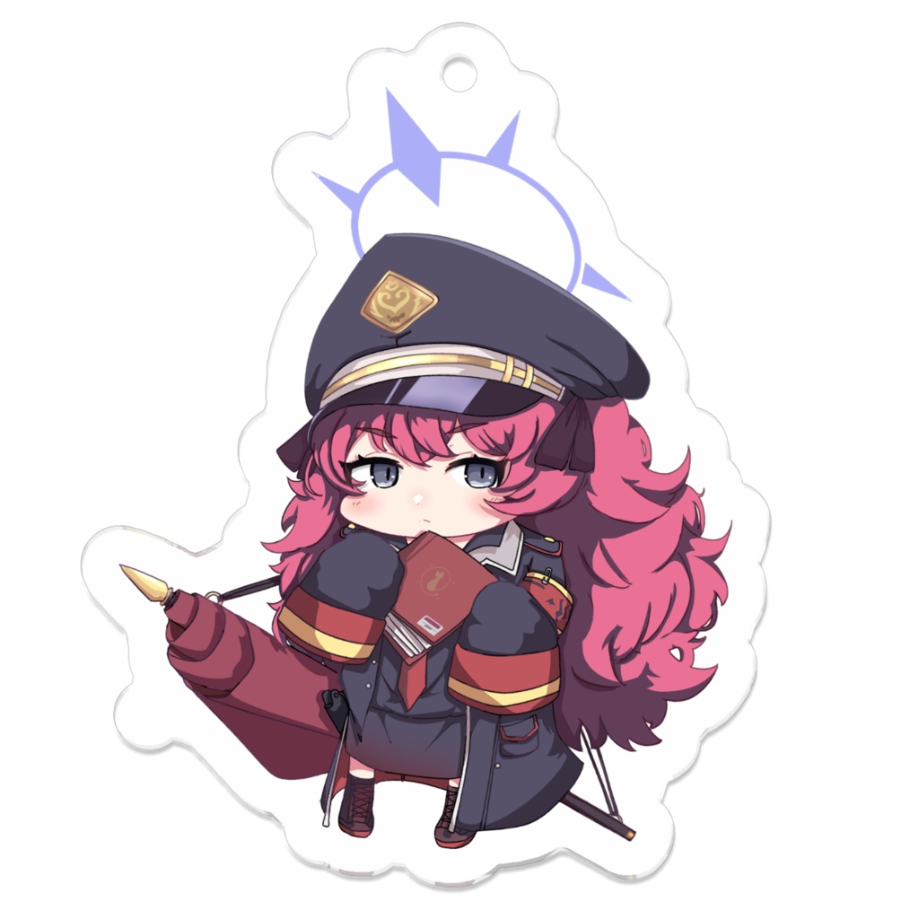 【非公式】ブルーアーカイブの棗イロハちゃんアクリルキーホルダー