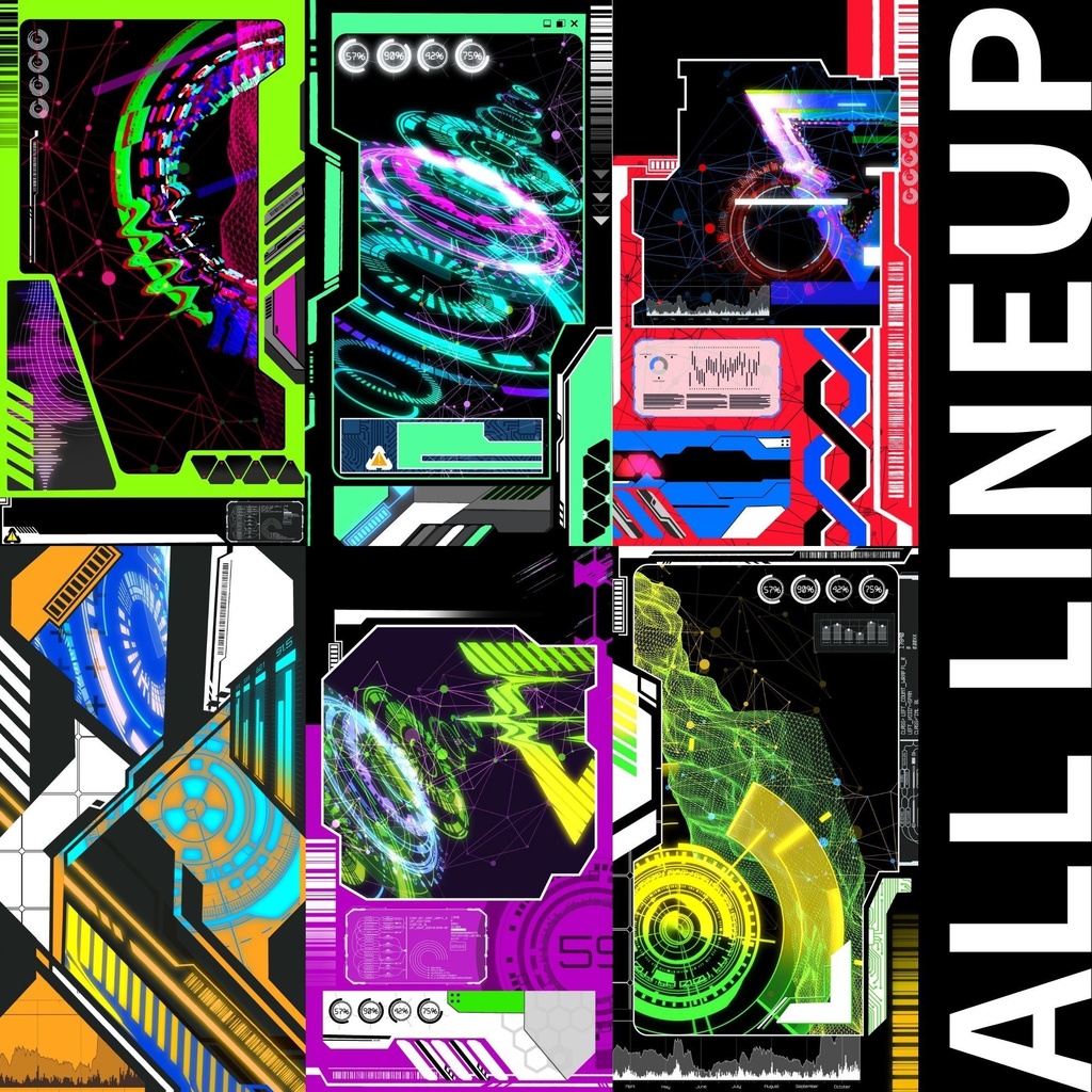 【圧倒的時短】本気のサイバー背景画像素材集 12種【procreate,clipstudio,photoshop等】