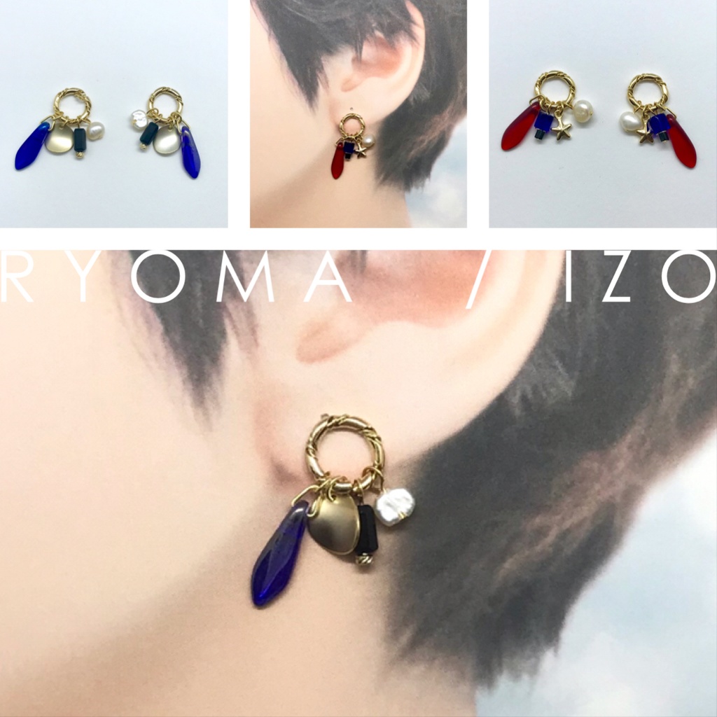 帝都 龍馬&以蔵耳飾り