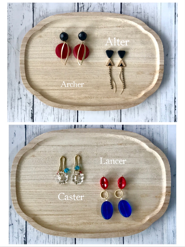 赤弓＆黒弓/術・槍イメージ耳飾り