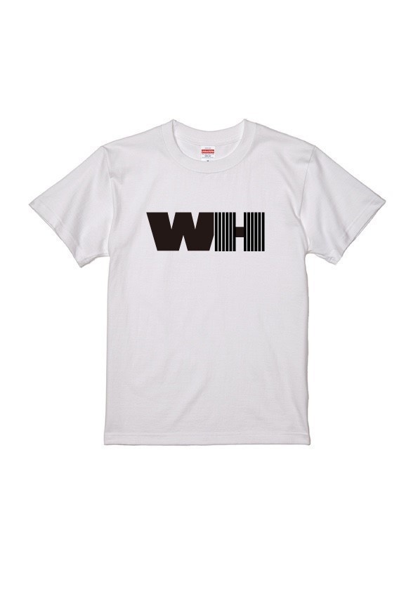 WORKOUT HACKER公式オリジナルTシャツ 大ロゴ（白）
