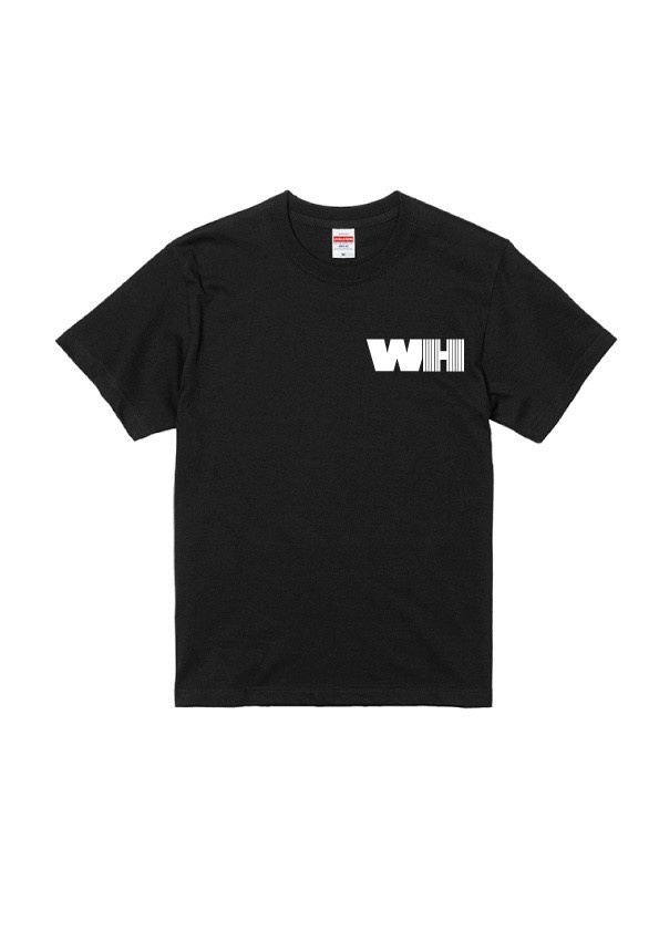 WORKOUT HACKER公式オリジナルTシャツ 小ロゴ（黒）