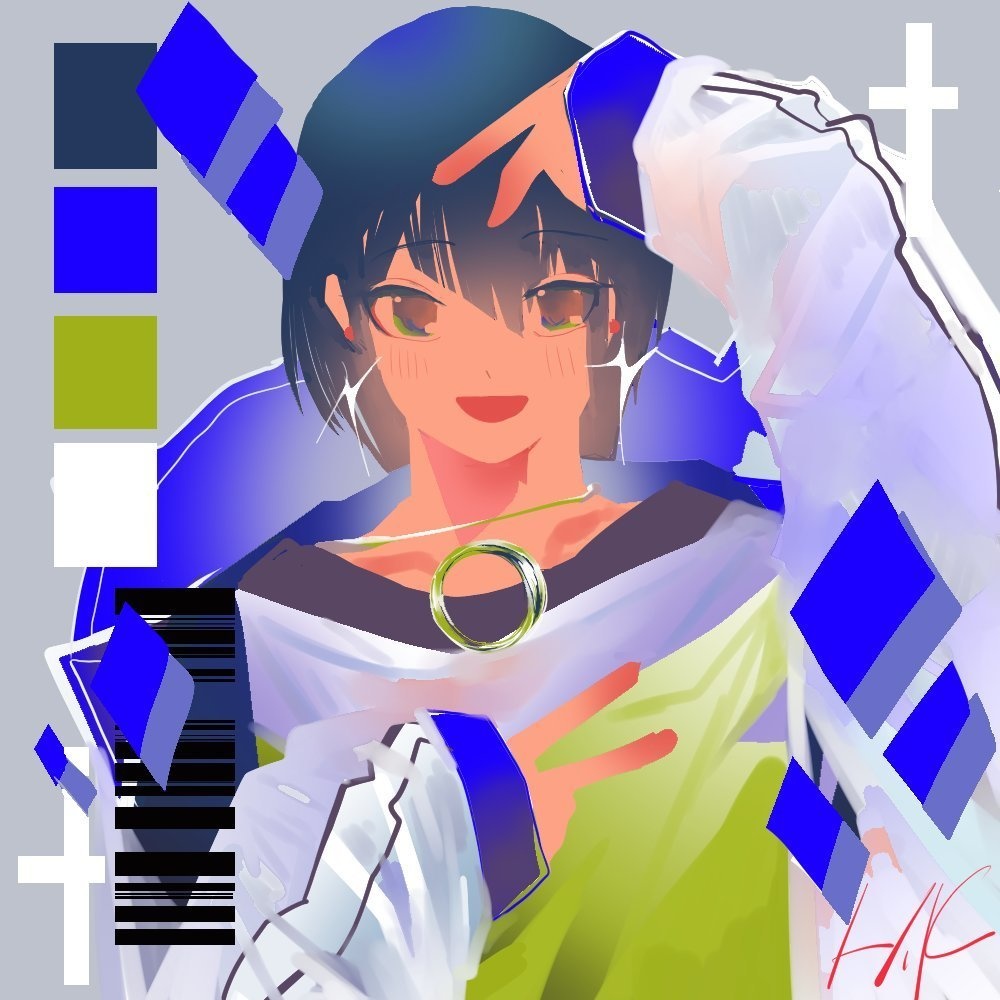 正方形アクリルキーホルダー