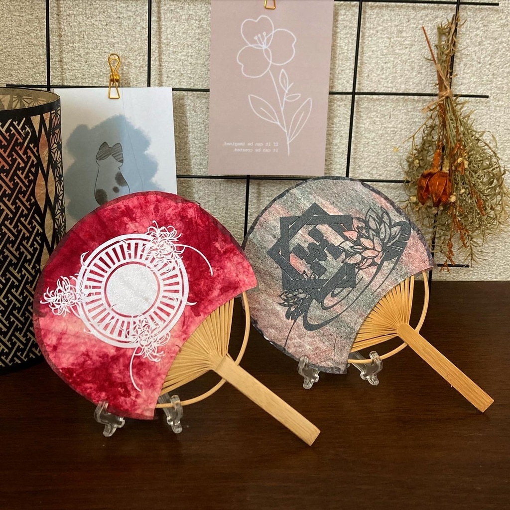 推しうちわ 三日月宗近・へし切長谷部