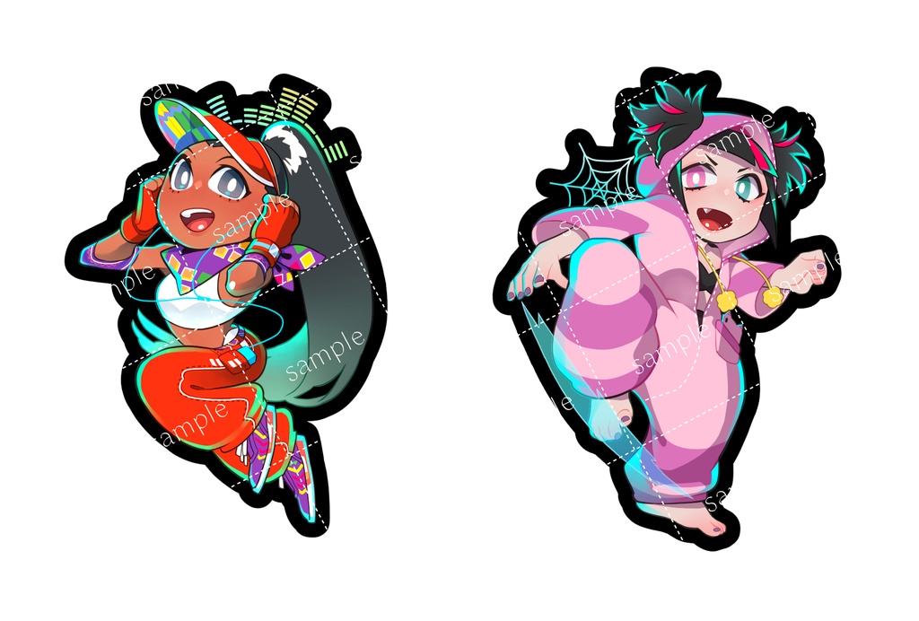 貼ってはがせるダイカットステッカー