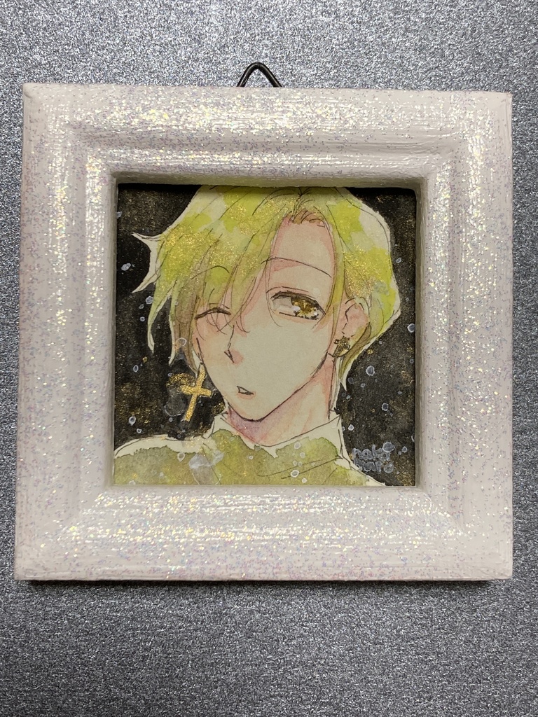 ミニ原画(創作男子・三倉)