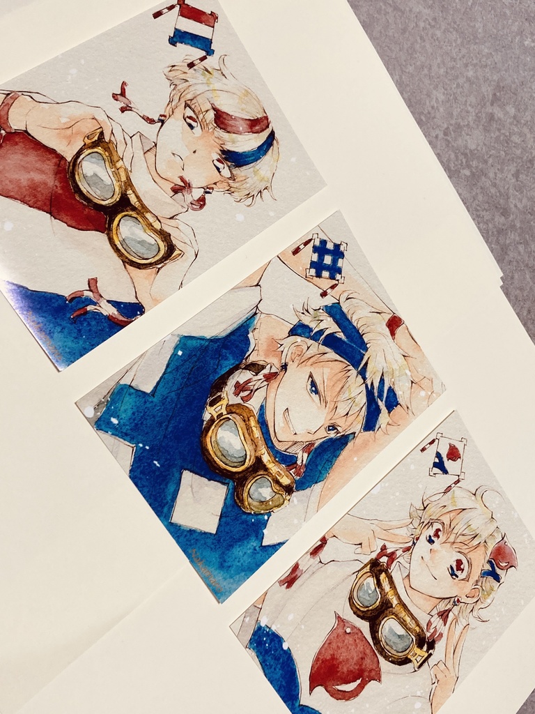 【創作男子】長崎ハタ男子ポストカードセット②