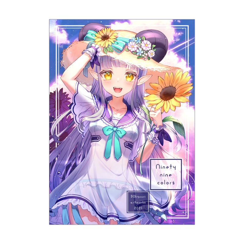 Ninety nine colors -90kyuuri artworks 2021-