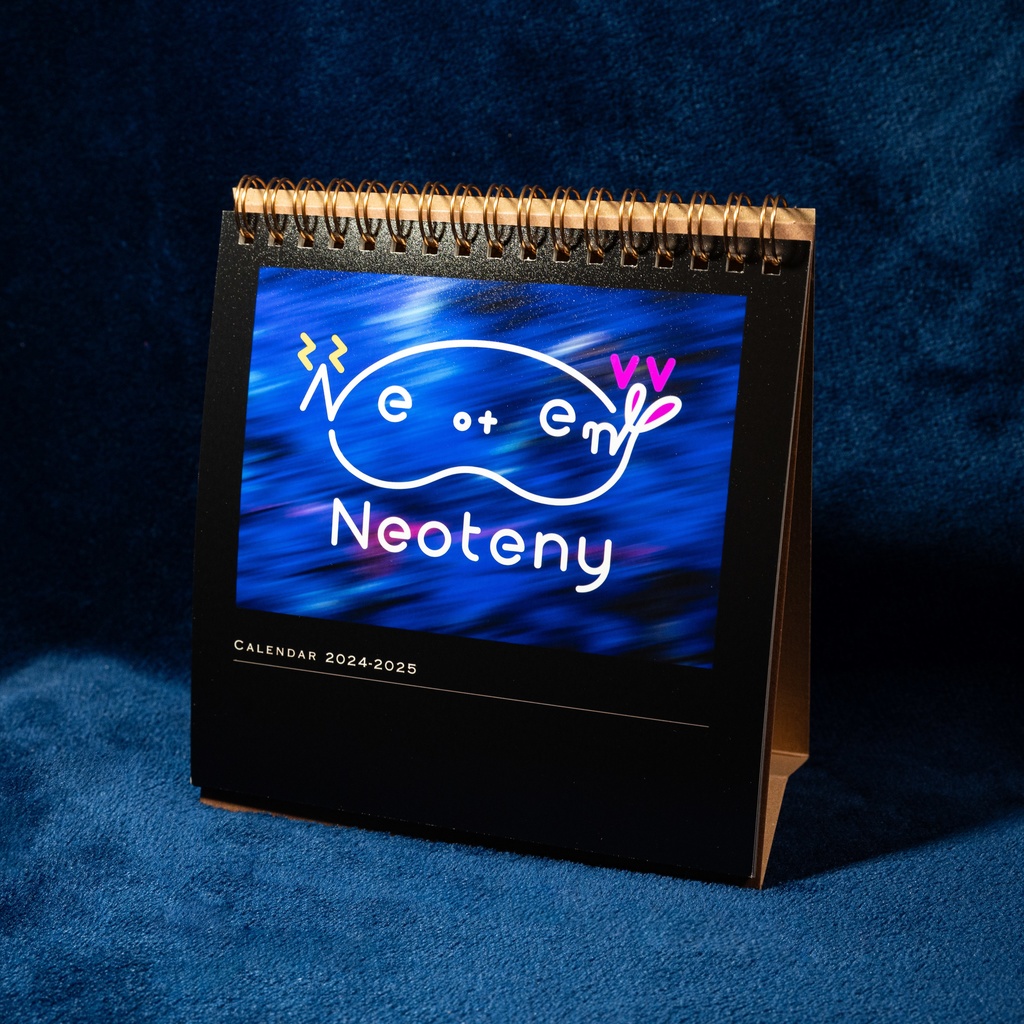 Neoteny 2024年度 卓上カレンダー (4月始まり)