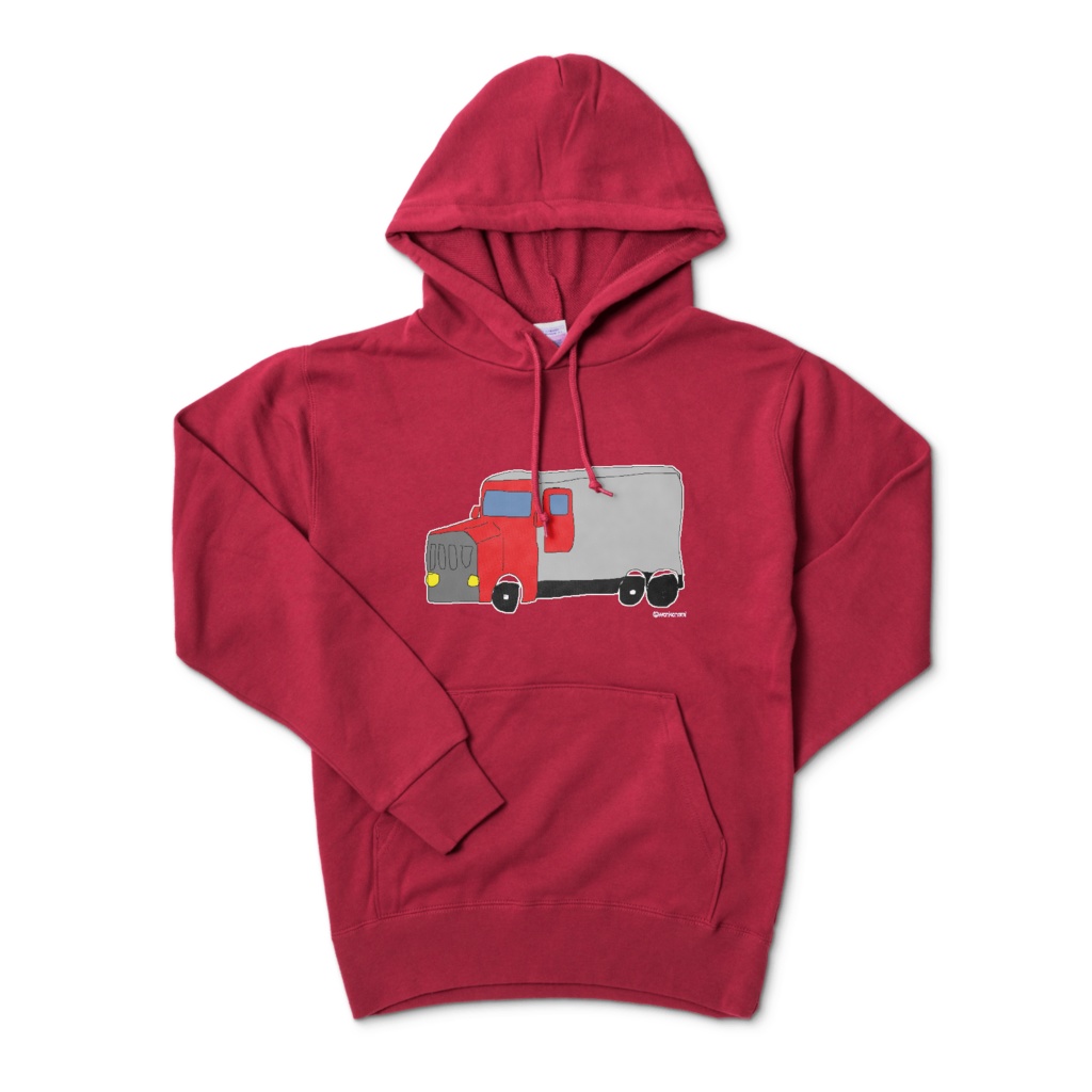 ヲンコのみお絵描き トラックver.(プルオーバー パーカー)