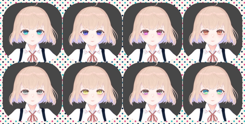 【無料 / Free】Milica1.3/VRoid製オリジナルVRMモデル (VRoidファイル同梱)