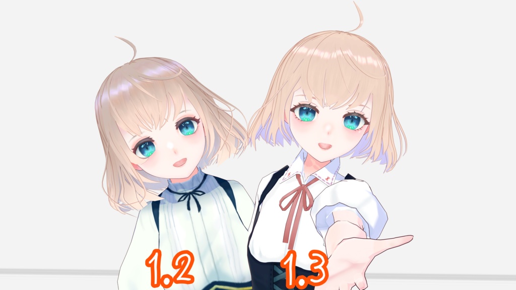 【無料 / Free】Milica1.3/VRoid製オリジナルVRMモデル (VRoidファイル同梱)