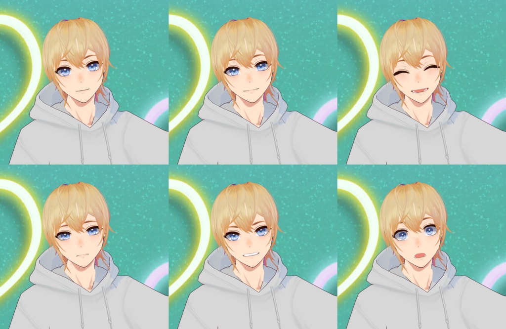 【無料 / Free】Aidin/Vroid製オリジナルVRMモデル (VRoidファイル同梱)