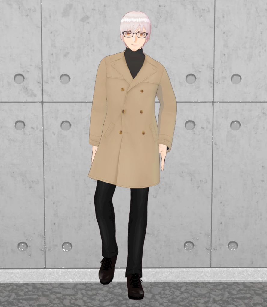 【無料 / Free】Dubhgal1.1/Vroid製オリジナルVRMモデル (VRoidファイル同梱)