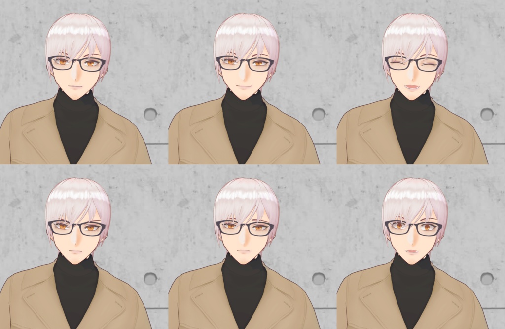 【無料 / Free】Dubhgal1.1/Vroid製オリジナルVRMモデル (VRoidファイル同梱)