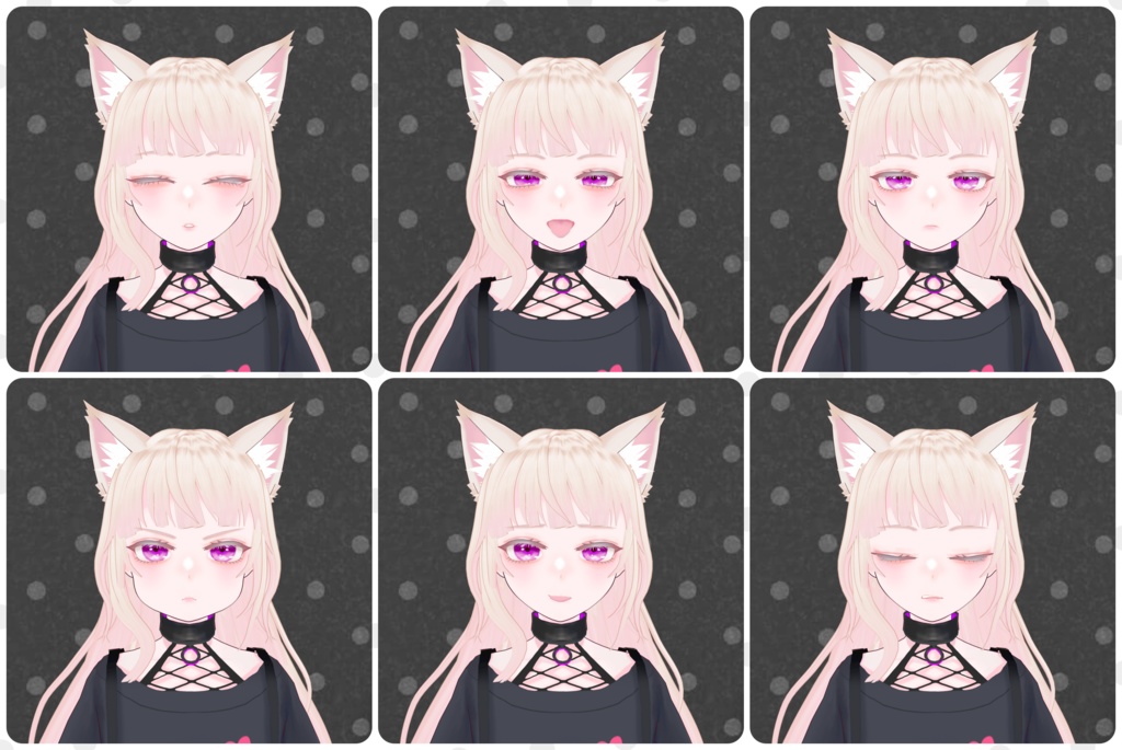 【限定1点】オリジナル3Dモデル ねこみみパンク少女【販売終了】