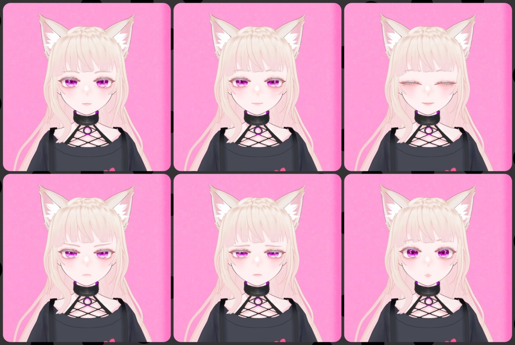 【限定1点】オリジナル3Dモデル ねこみみパンク少女【販売終了】