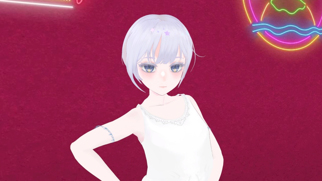 【限定1点】オリジナル3Dモデル ふんわり透明感少女【販売終了】