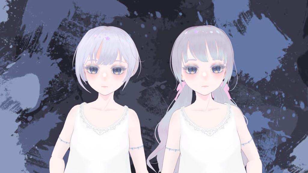 【限定1点】オリジナル3Dモデル ふんわり透明感少女【販売終了】