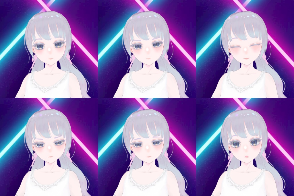 【限定1点】オリジナル3Dモデル ふんわり透明感少女【販売終了】