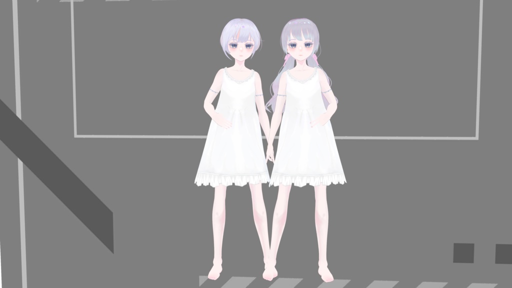 【限定1点】オリジナル3Dモデル ふんわり透明感少女【販売終了】