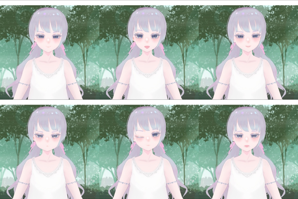 【限定1点】オリジナル3Dモデル ふんわり透明感少女【販売終了】