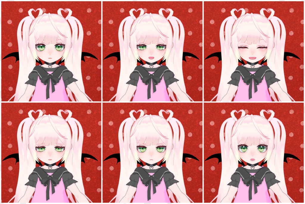 【限定1点】オリジナル3Dモデル 小悪魔地雷系幼女【販売終了】