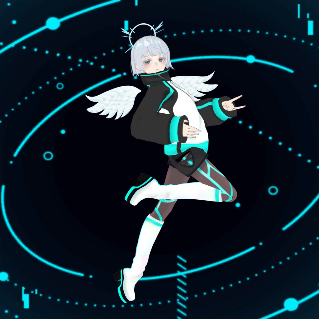 【限定1点】中性サイバー天使【販売終了】