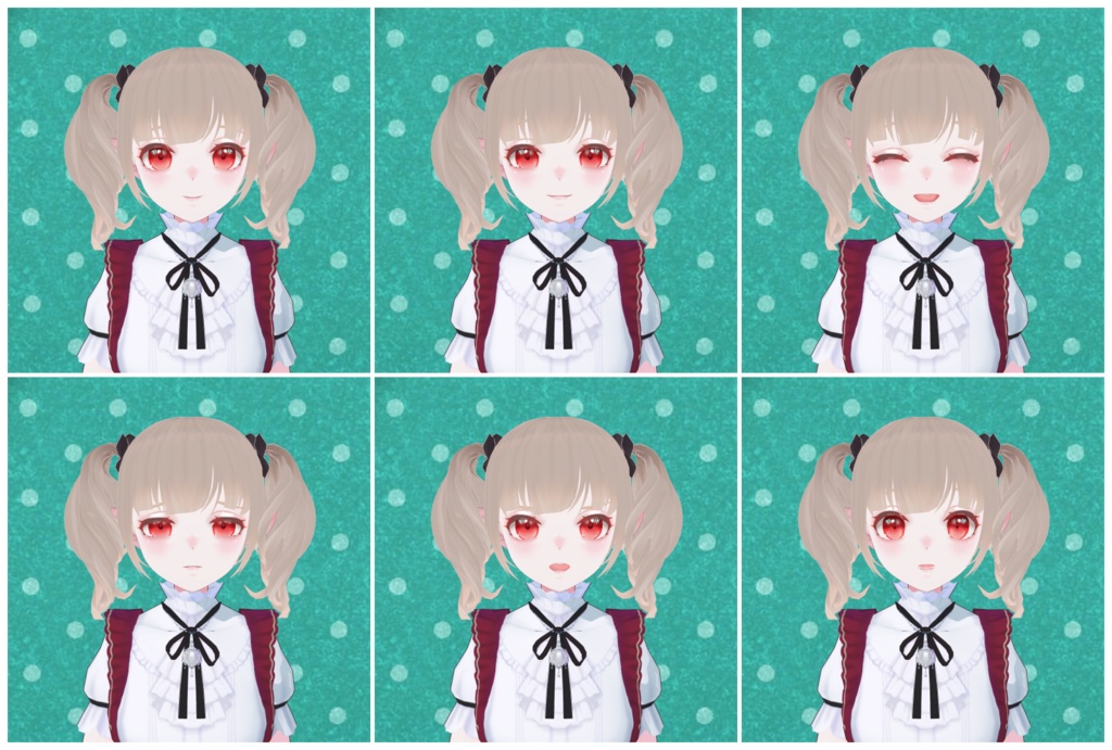 Shannon /VRoid製オリジナルVRMモデル(VRoidファイル同梱)