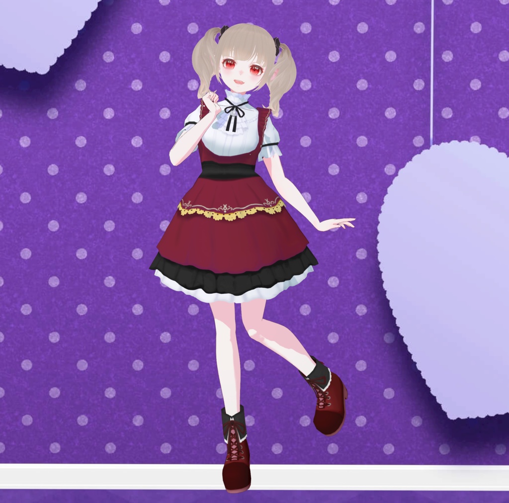 Shannon /VRoid製オリジナルVRMモデル(VRoidファイル同梱)