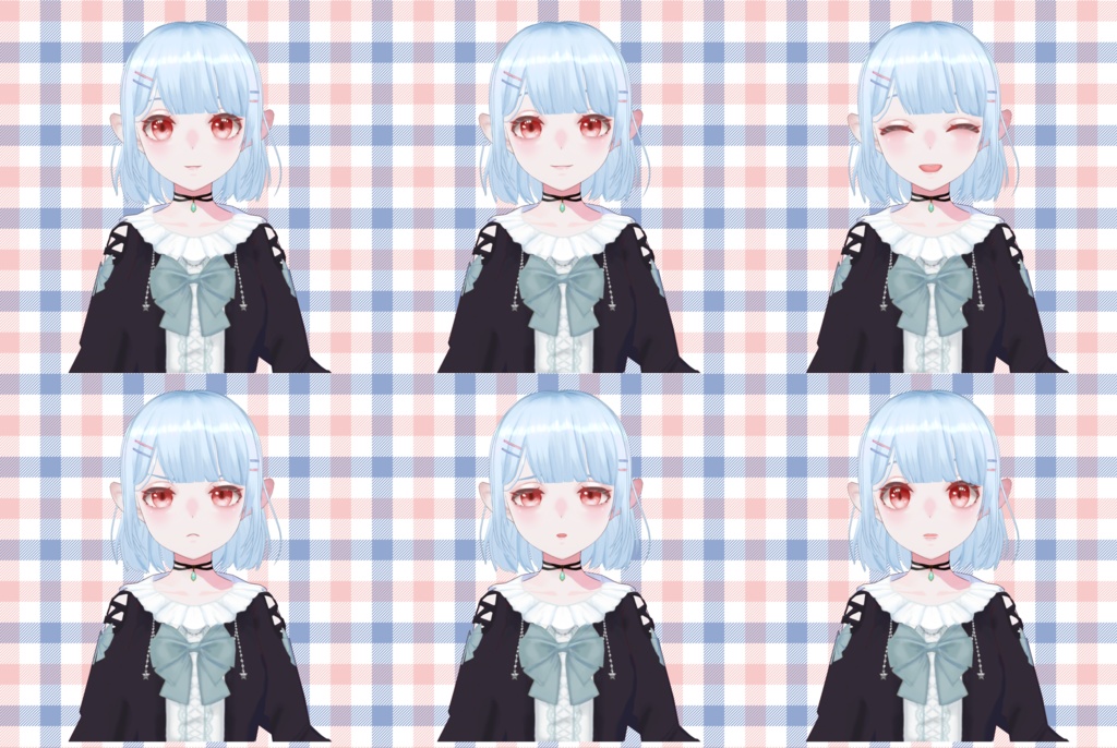 【限定1点】水色ヘアのエルフ耳少女【販売終了】