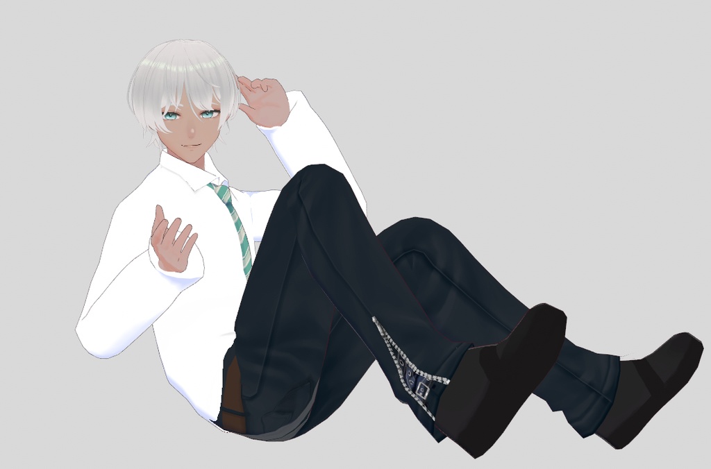 【限定1点】褐色学生服男子【販売終了】