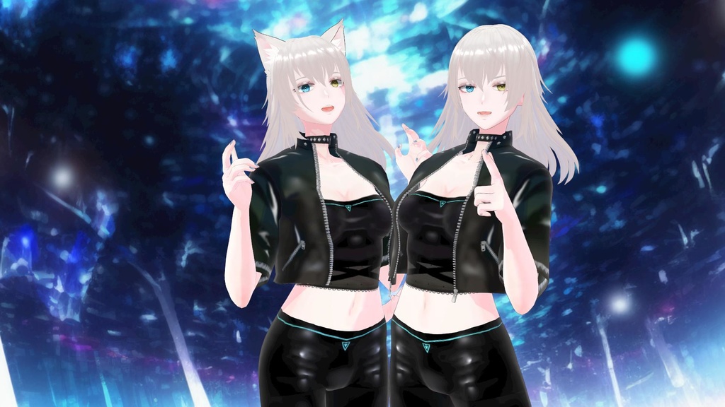 【限定1点】レザーパンツのクール系長身女性【販売終了】