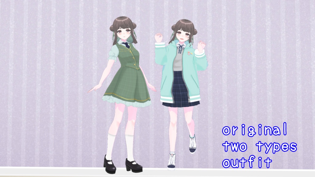 【限定1点】おだんごハーフアップスクールガール【販売終了】