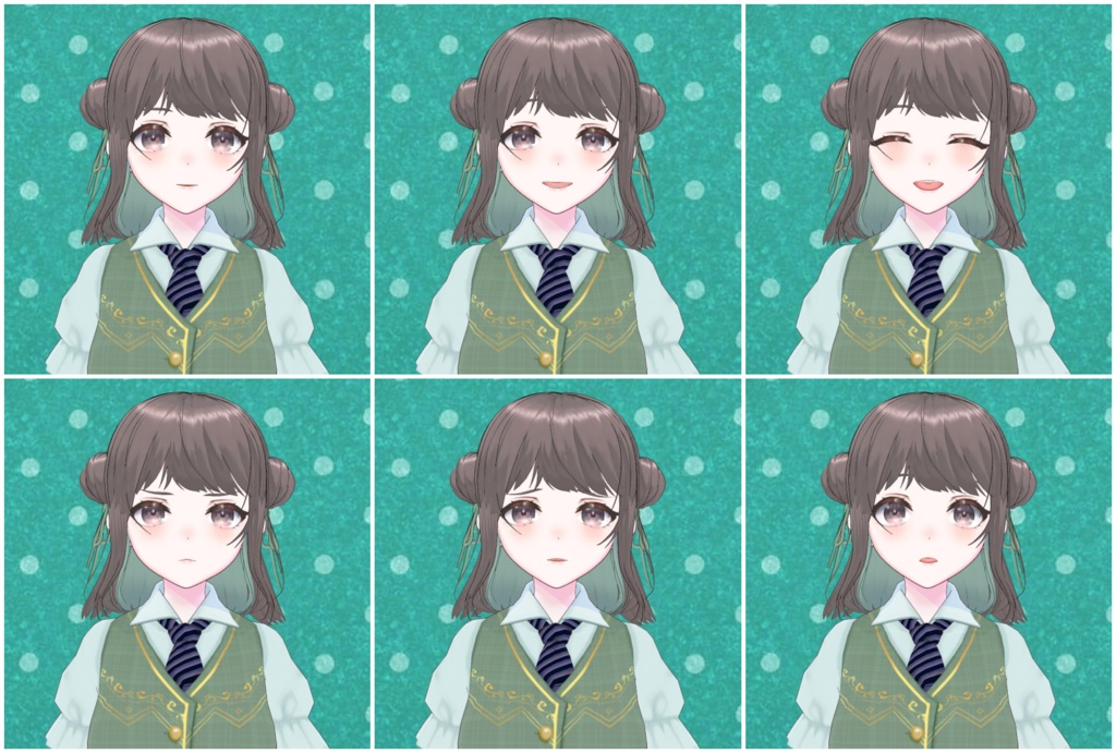 【限定1点】おだんごハーフアップスクールガール【販売終了】