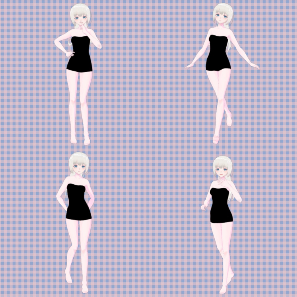 【無料 / Free】VRMお人形遊びPC版/Fumifumi用ポーズ集 3(全16種)