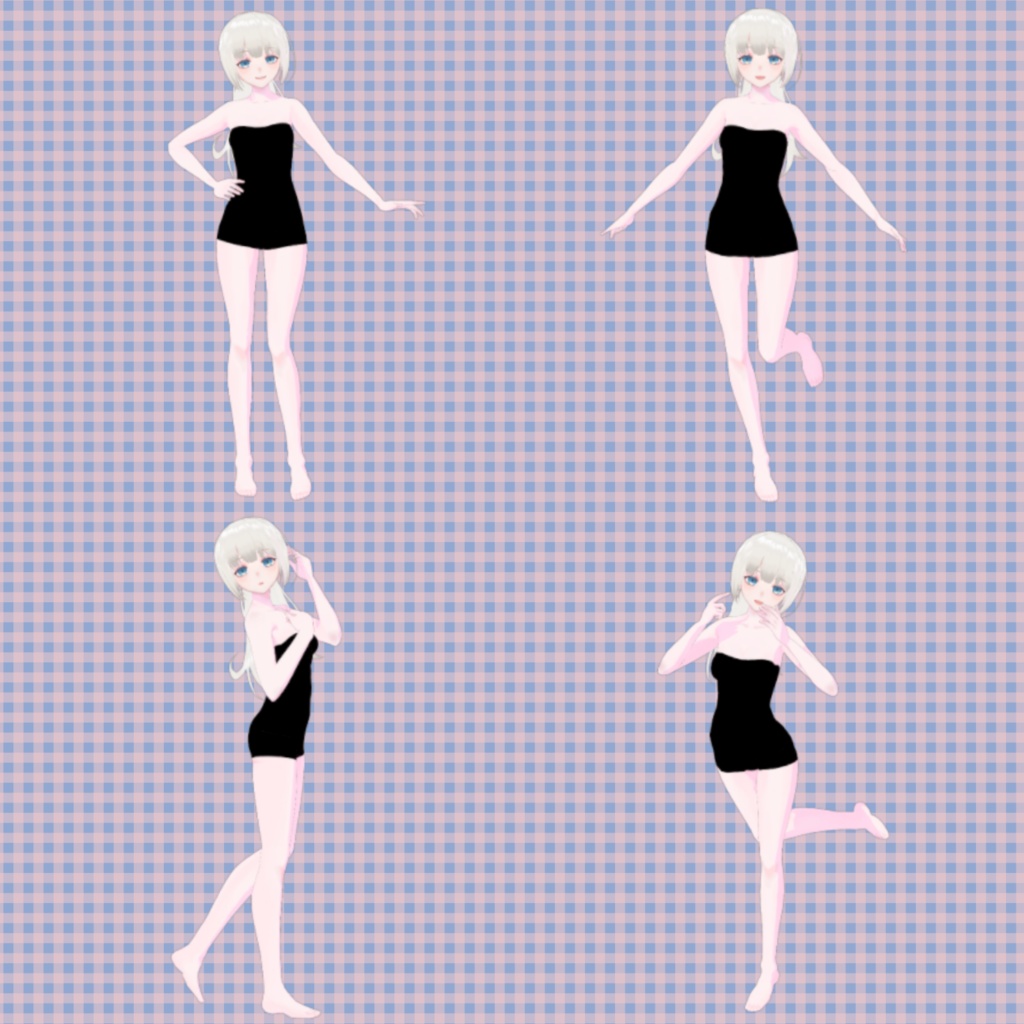 【無料 / Free】VRMお人形遊びPC版/Fumifumi用ポーズ集 3(全16種)