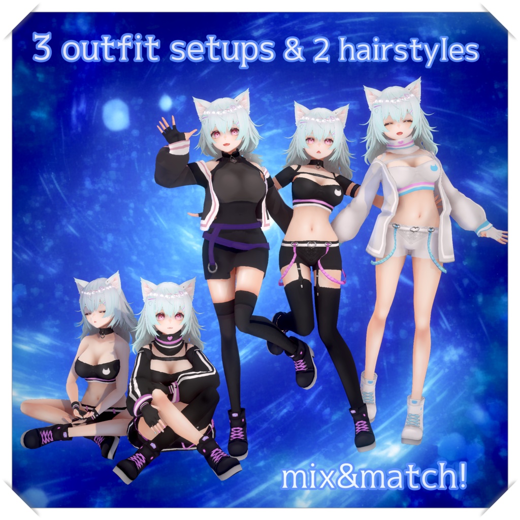 【限定1点】活発レイヤードヘアねこ少女【販売終了】