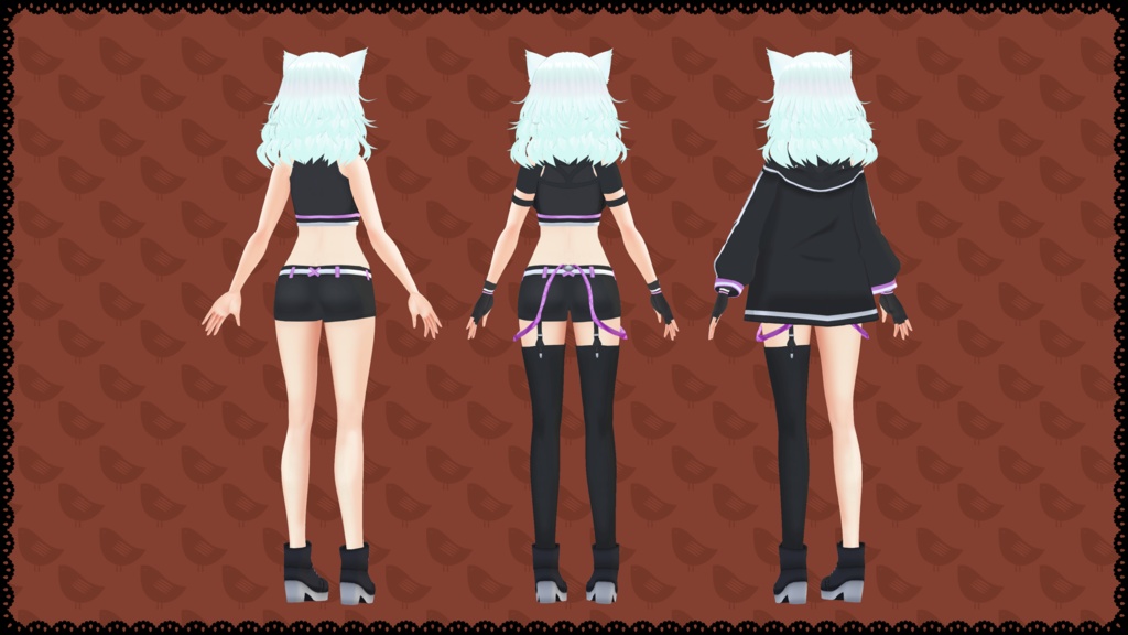 【限定1点】活発レイヤードヘアねこ少女【販売終了】