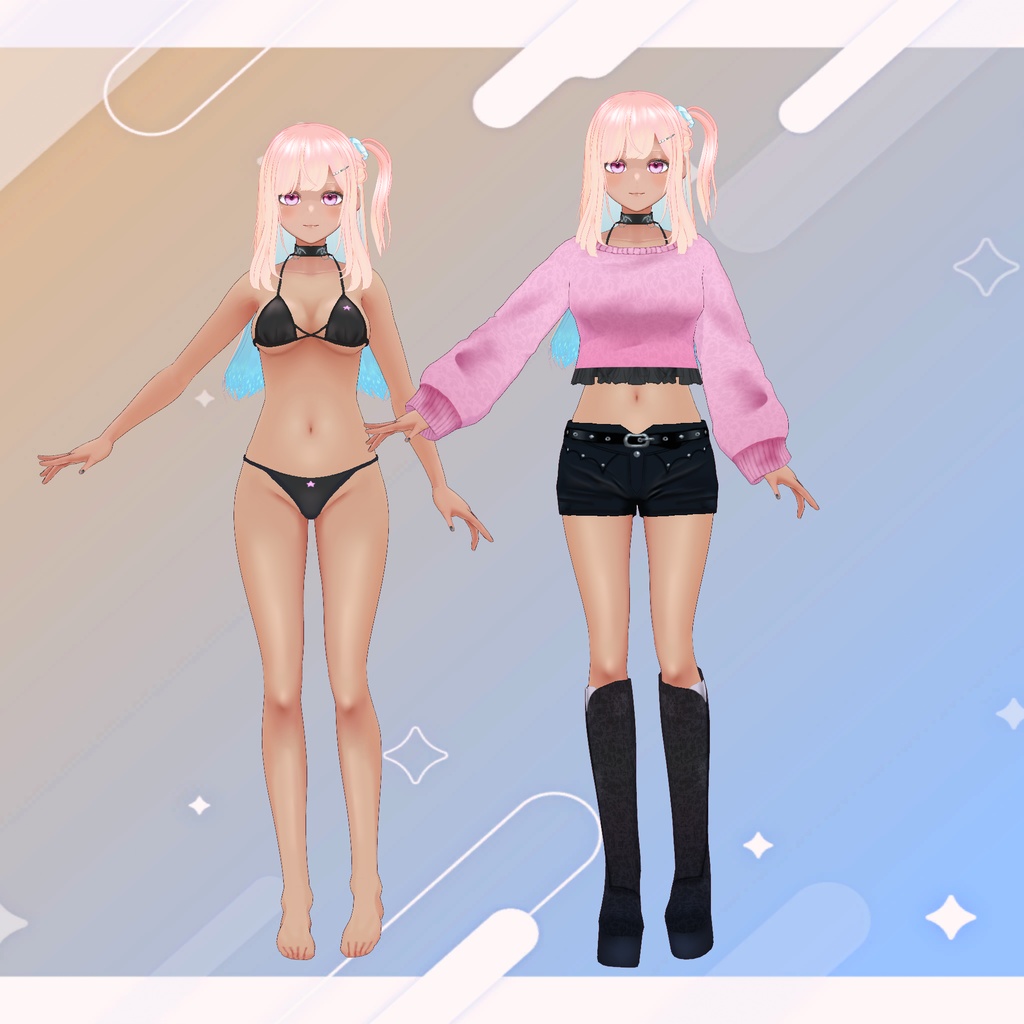 【限定1点】ピーチブロンド褐色ギャル【販売終了】