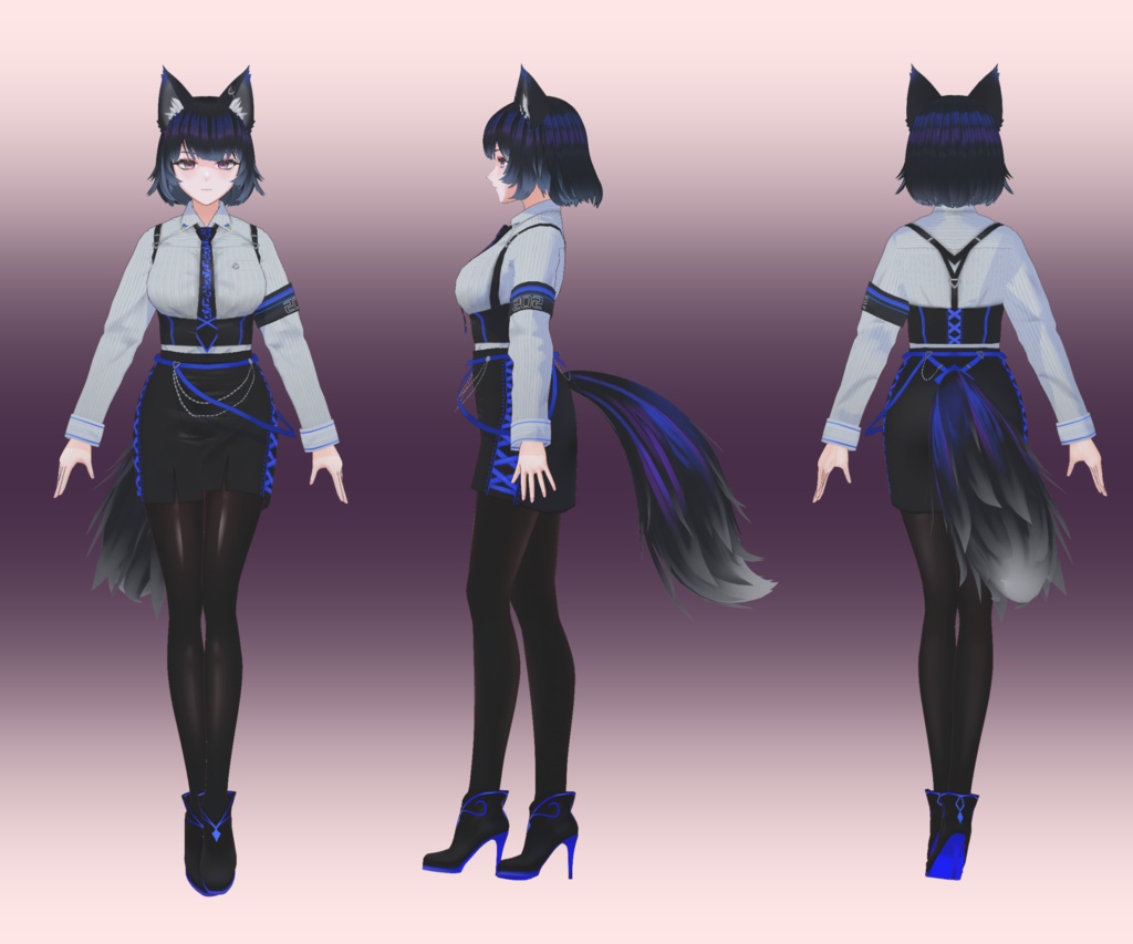 【限定1点】【adopt】ややシンセウェーブカラーのお姉さん【販売終了】