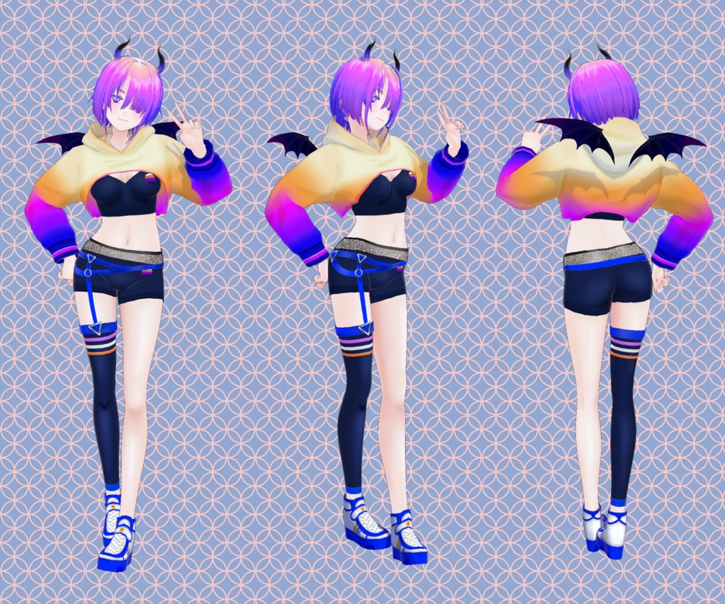 【限定1点】【adopt】シンセウェーブ小悪魔ちゃん【販売終了】