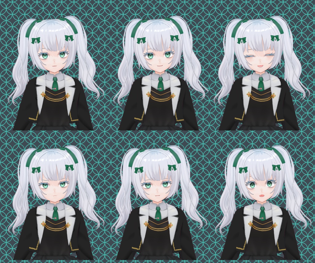 【限定1点】【3D model adopt & copyright transfer】魔法学園の双子姉妹 3Dモデル【販売終了】