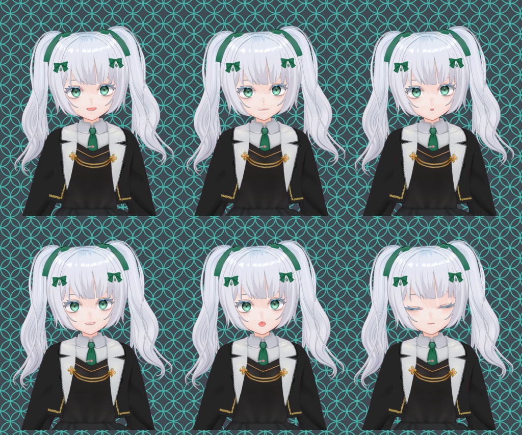 【限定1点】【3D model adopt & copyright transfer】魔法学園の双子姉妹 3Dモデル【販売終了】