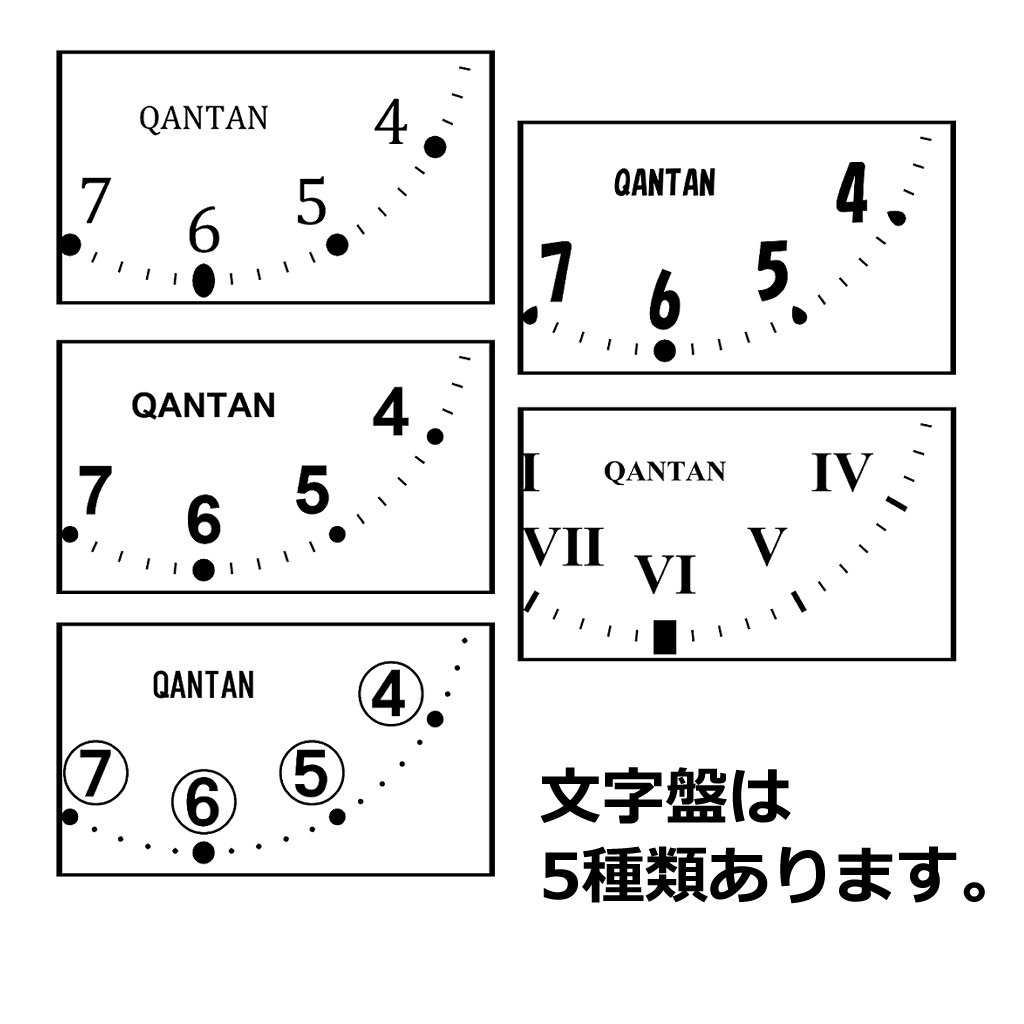 オリジナル時計の作成セット ローポリゴン3Dモデル