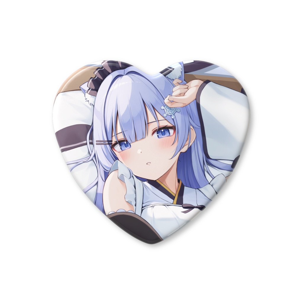 誕生日グッズハート缶バッジ