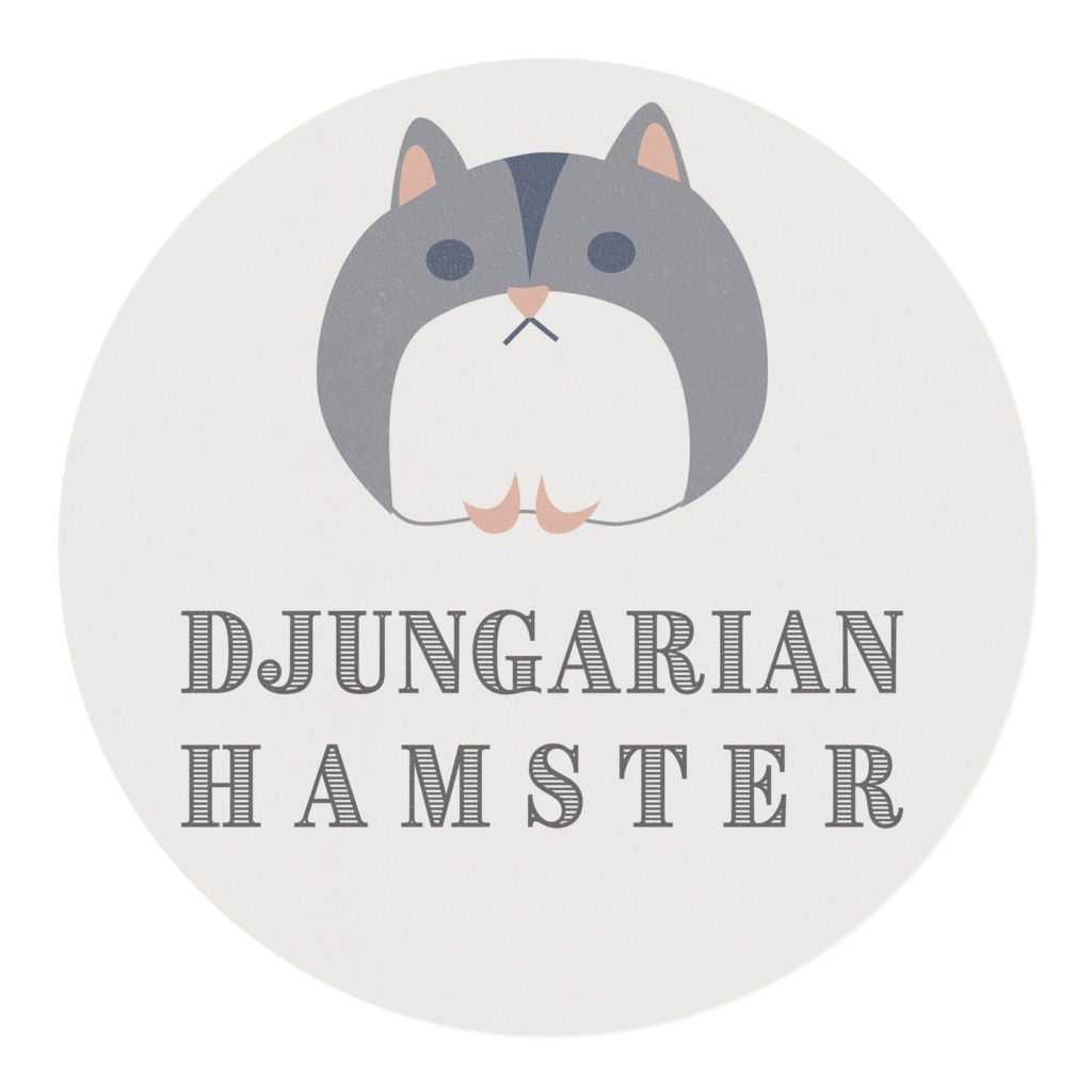 ジャンガリアンハムスターのマスキングテープ