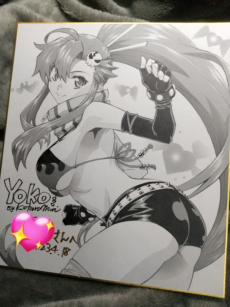 キャラリクエスト色紙(アナログトーン仕上げ)