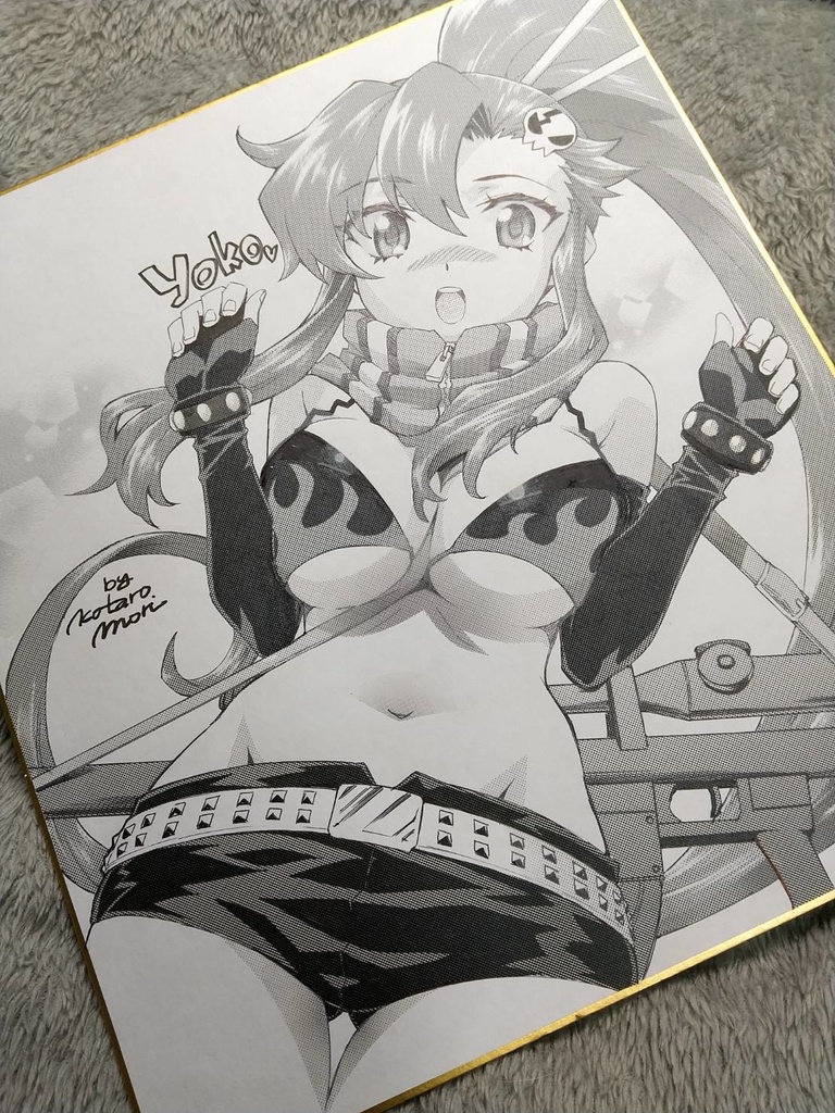 キャラリクエスト色紙(アナログトーン仕上げ)