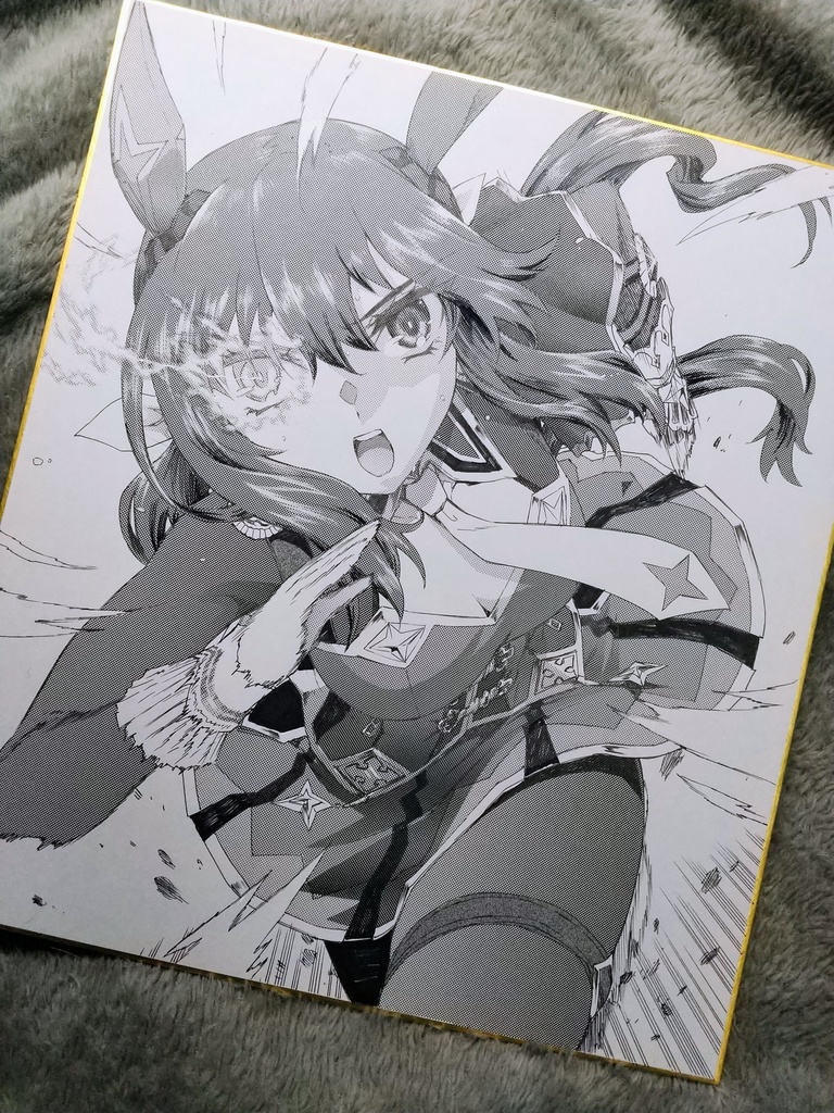 キャラリクエスト色紙(アナログトーン仕上げ)